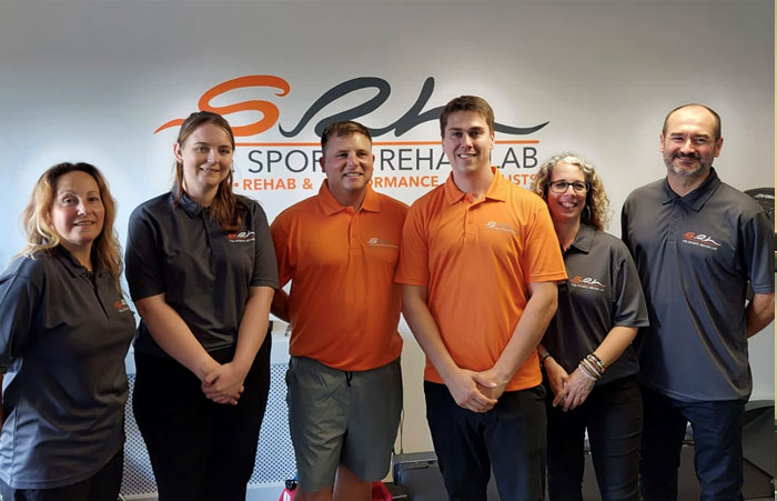 an image of the team as sport's rehab lab